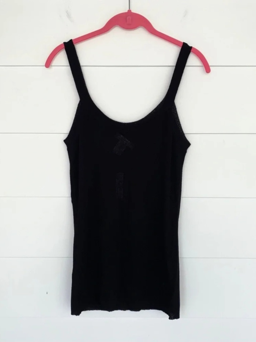 NEW White House Black Market Tank Top Black Large